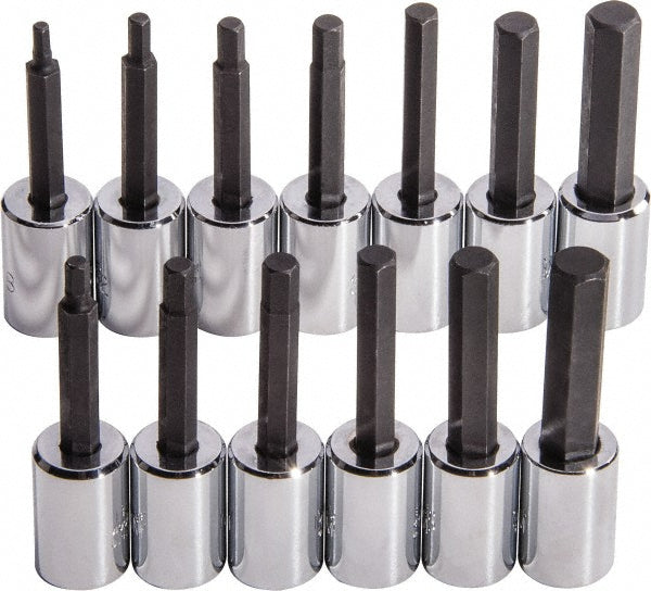 Proto J4902A Standard Socket Set 13 Pc, 3/8" Drive, 3/8 to 3/8" Socket