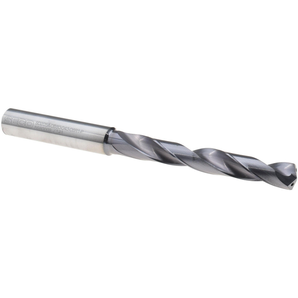 Seco 03046186 Jobber Drill 6.80 mm Dia, 140 deg Point, Solid Carbide