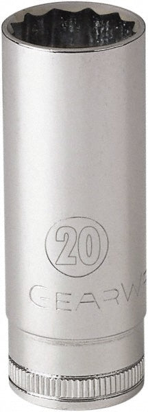 GEARWRENCH 80826 Deep Hand Socket 1/2" Drive, 30 mm Socket, 12-Point