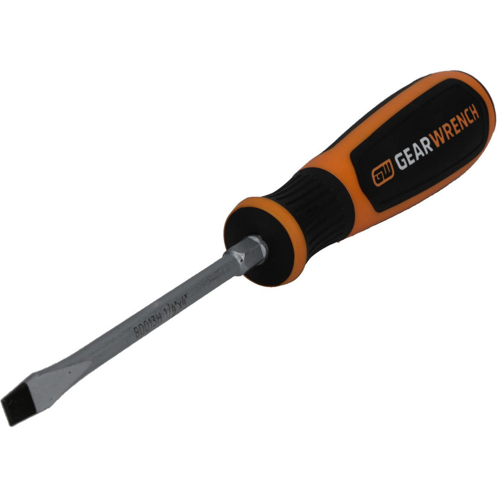 GEARWRENCH 80013H Slotted Screwdriver 1/4" Width, 8.7" OAL, 4" Blade Length