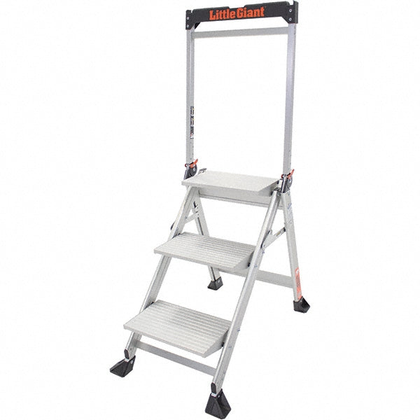 Little Giant Ladder 11903 3-Step Aluminum Step Ladder Type IAA, 3' High