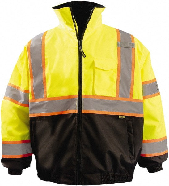 OccuNomix LUX-350-B2X-Y2X Cold Weather Jacket Size 2X-Large, Polyester, Zipper Closure