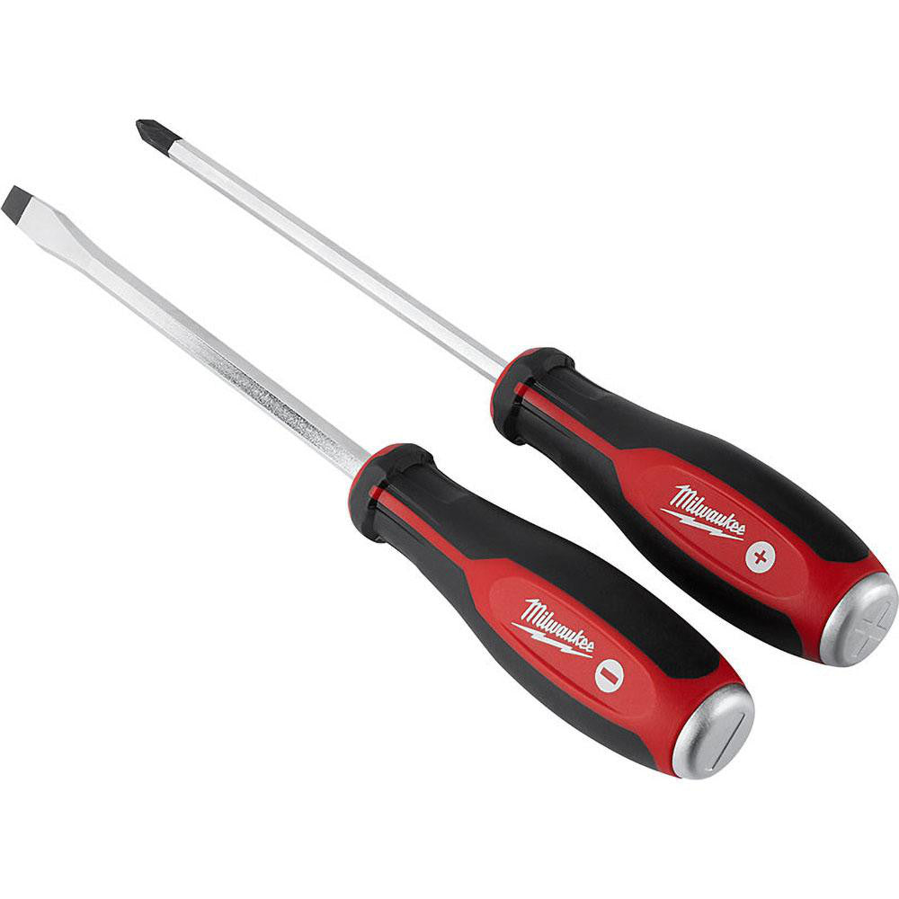Milwaukee Tool 48-22-2702 Screwdriver Set 2 Pc, Phillips & Slotted