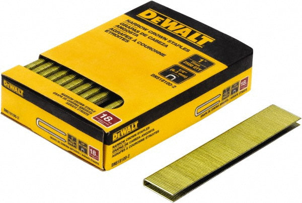 DeWALT DNS18100-2 Construction Staple 1" Leg Length