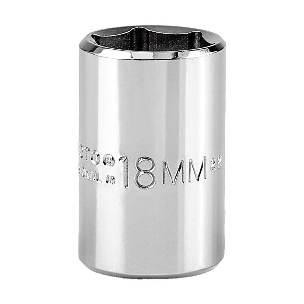 Proto J5418MH Hand Socket 18 mm Socket, 6-Point