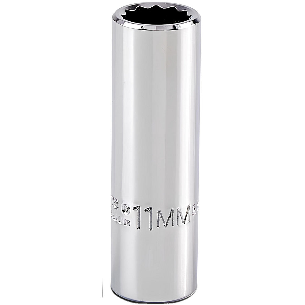 Proto J5011M Deep Hand Socket 11 mm Socket, 12-Point