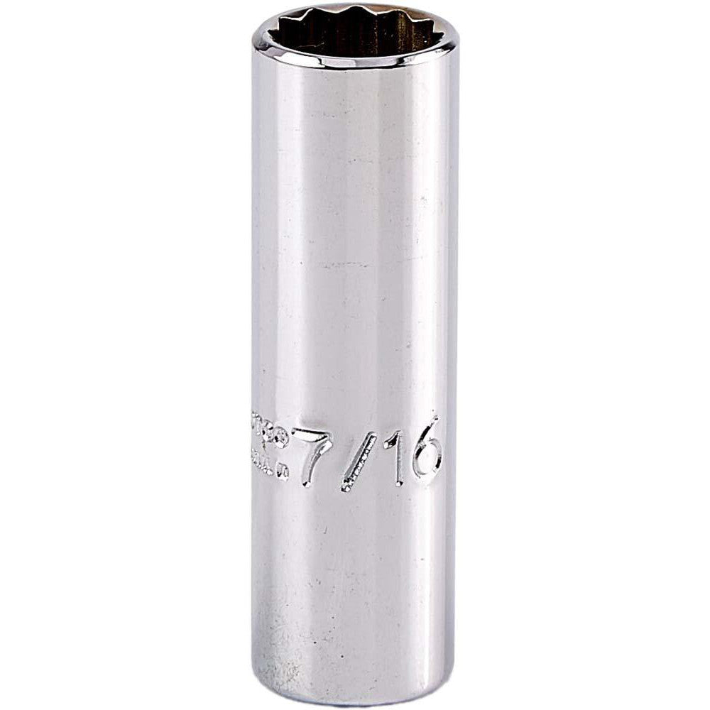 Proto J4714LT Deep Hand Socket 7/16" Socket, 12-Point