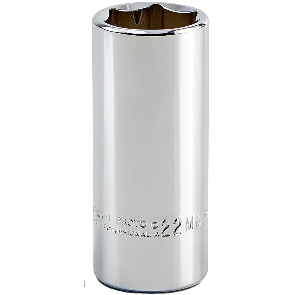 Proto J5022MH Deep Hand Socket 22 mm Socket, 6-Point
