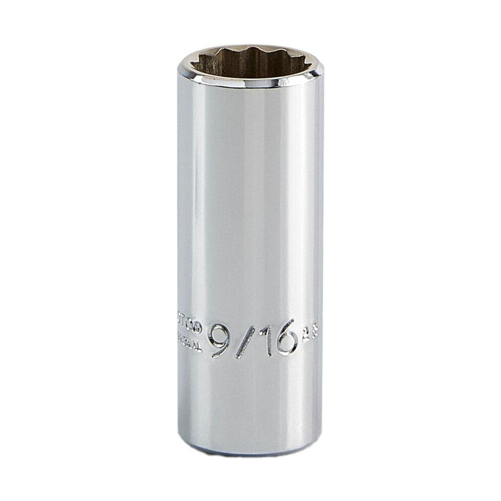 Proto J5018 Deep Hand Socket 9/16" Socket, 12-Point