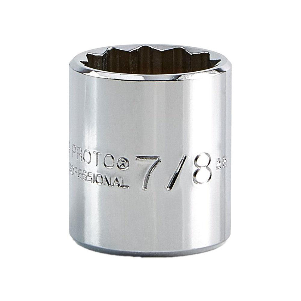 Proto J5228 Hand Socket 7/8" Socket, 12-Point