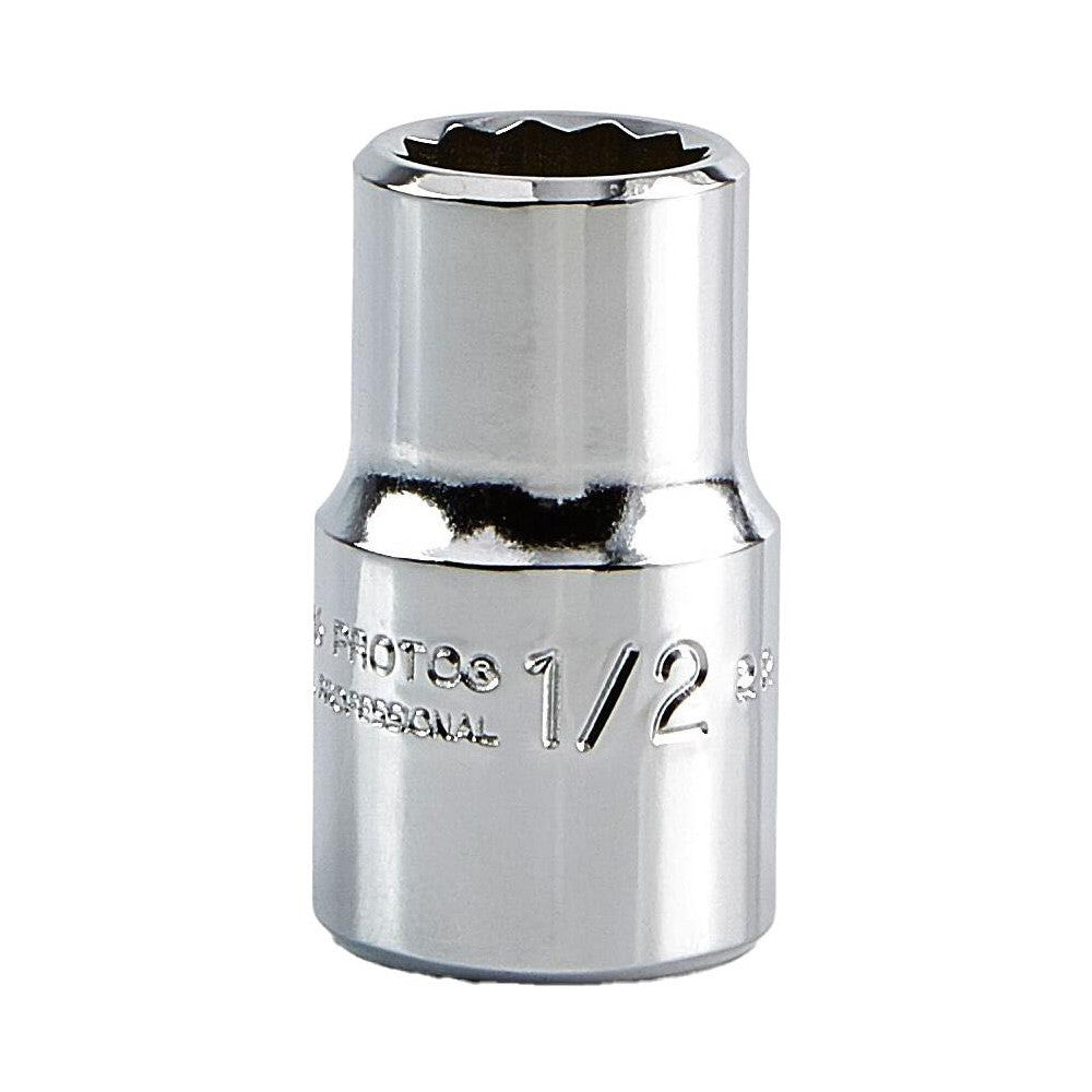 Proto J5416 Hand Socket 1/2" Socket, 12-Point
