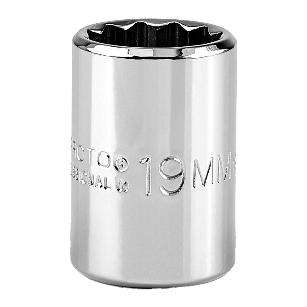 Proto J5419M Hand Socket 19 mm Socket, 12-Point