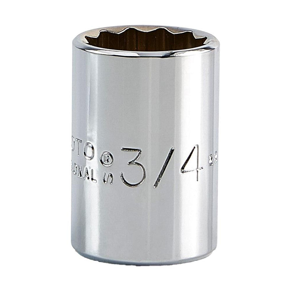 Proto J5424 Hand Socket 3/4" Socket, 12-Point