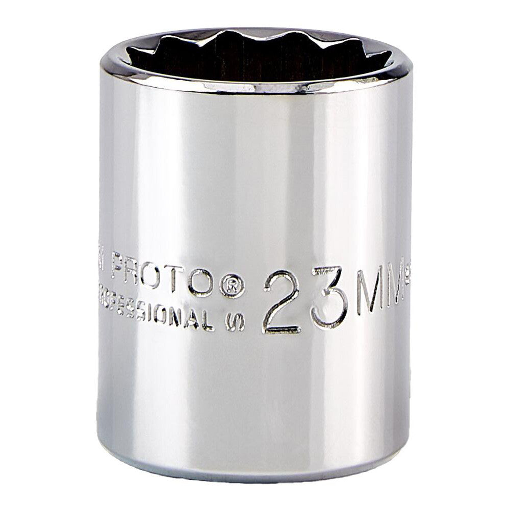 Proto J5423M Hand Socket 23 mm Socket, 12-Point