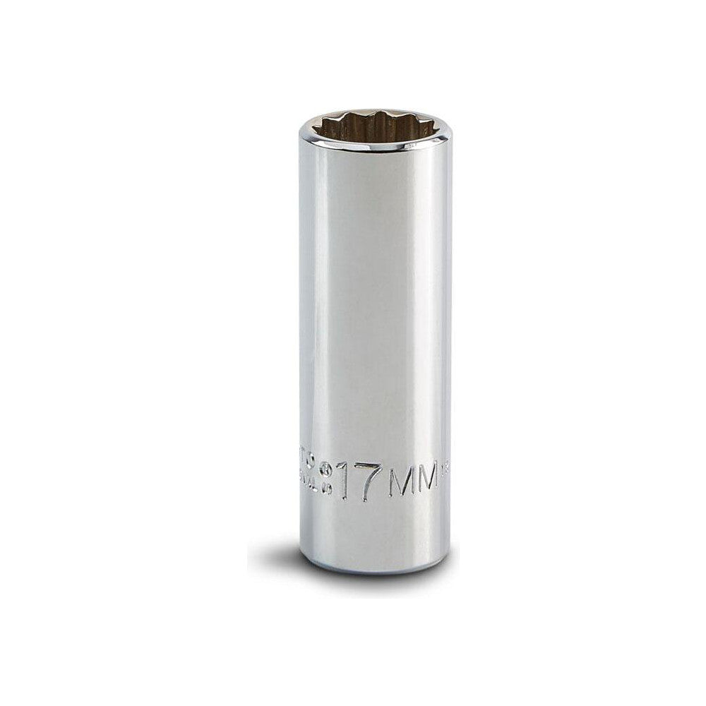 Proto J5017M Deep Hand Socket 17 mm Socket, 12-Point