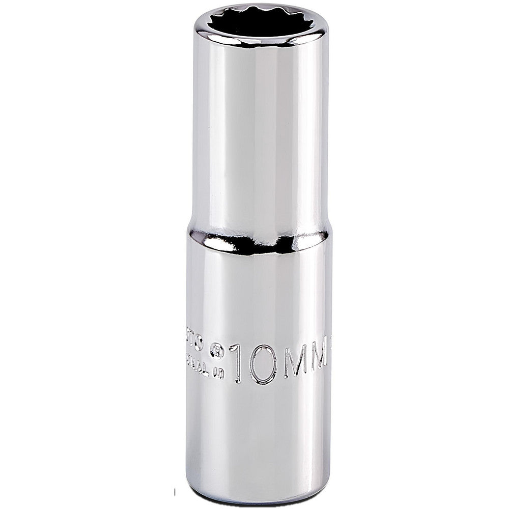 Proto J5010M Deep Hand Socket 10 mm Socket, 12-Point