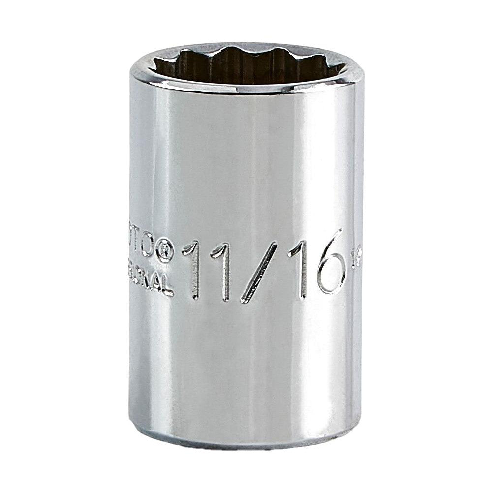 Proto J5422 Hand Socket 11/16" Socket, 12-Point