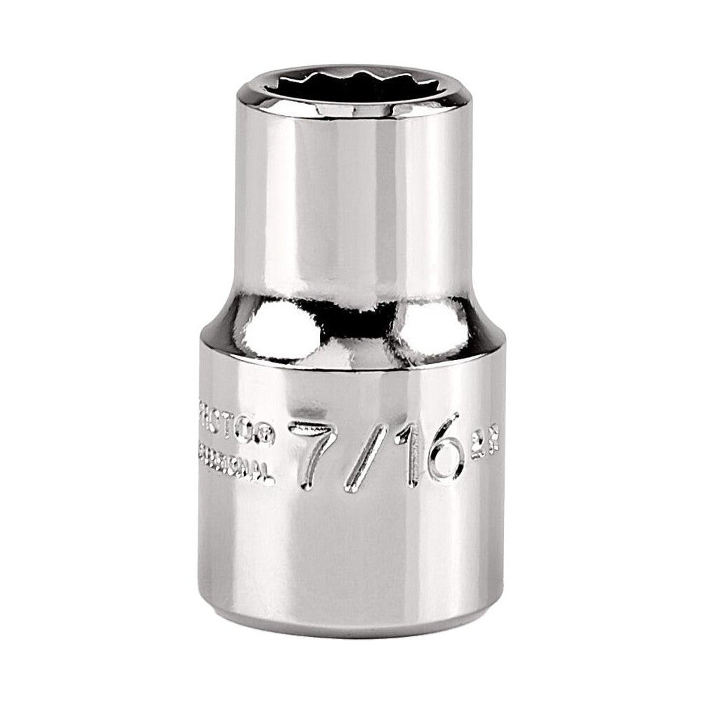 Proto J5414 Hand Socket 7/16" Socket, 12-Point