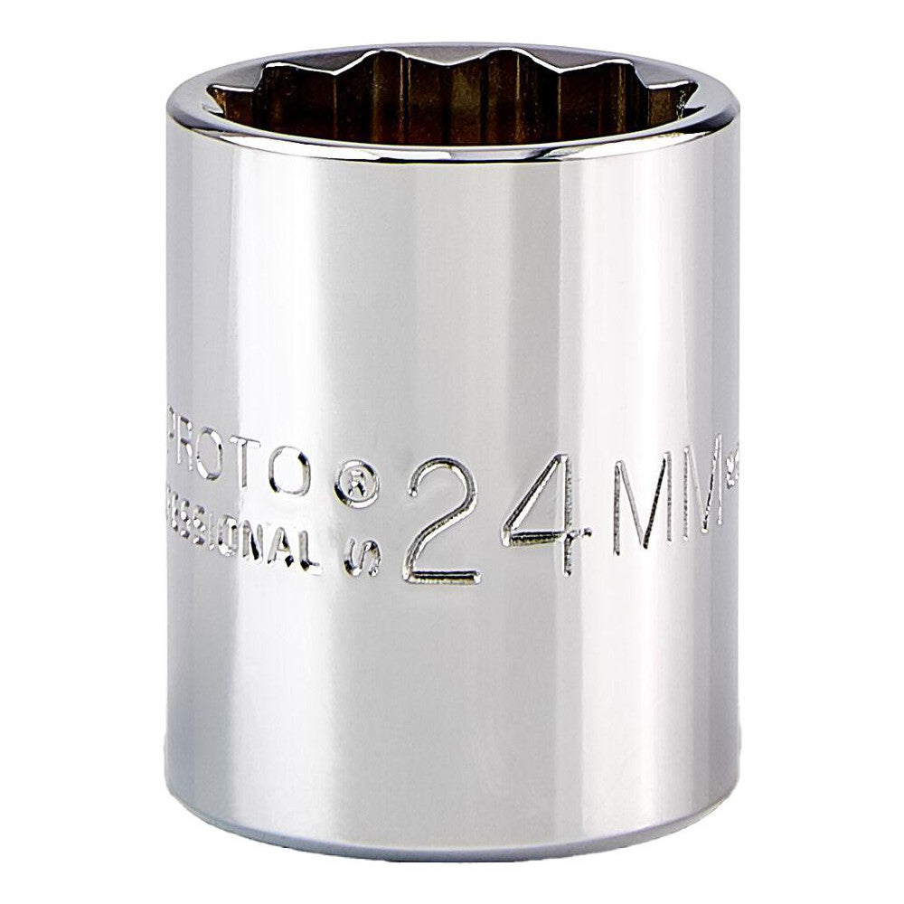 Proto J5424M Hand Socket 24 mm Socket, 12-Point