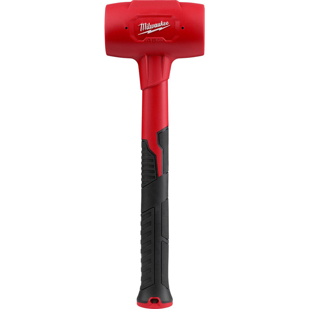 Milwaukee Tool 48-22-9151 Dead Blow Hammers Head Weight (oz.) 48.00 Head Weight Range 3 to 5.9 Lb Head Material Steel Overall Length Range 14.0000 to 20.9000 in Handle Material Rubber Handle Color Black