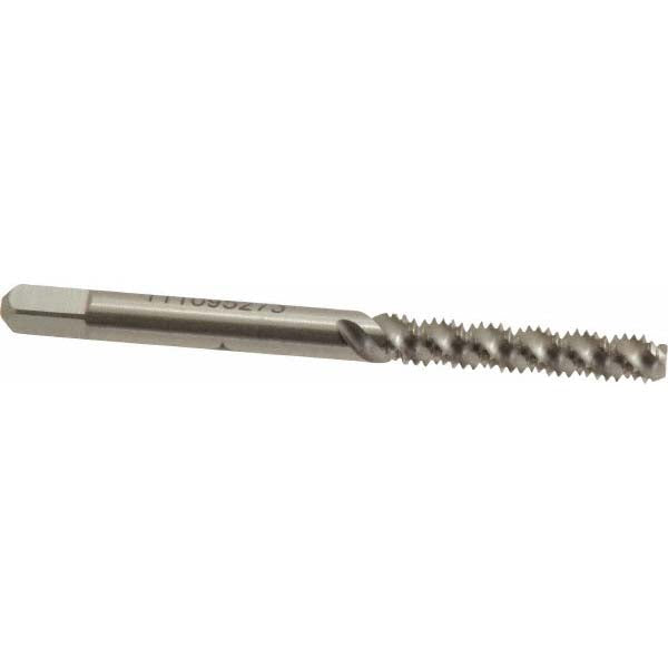 Cleveland C58539 Spiral Flute Tap #8-32, UNC, 3 Flute, Bottoming, 2B Class of Fit, High Speed Steel, Bright/Uncoated