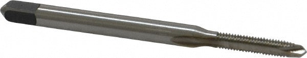 Kennametal 1543733 Spiral Point Tap M2.5x0.45 Metric Coarse, 2 Flutes, Plug Chamfer, 6H Class of Fit, HSS, Bright/Uncoated Coated