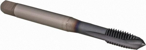 OSG 1651001308 Spiral Point Tap M10x1.50 Metric Coarse, 3 Flutes, Plug, 6H Class of Fit, Powdered Metal, TiCN Coated