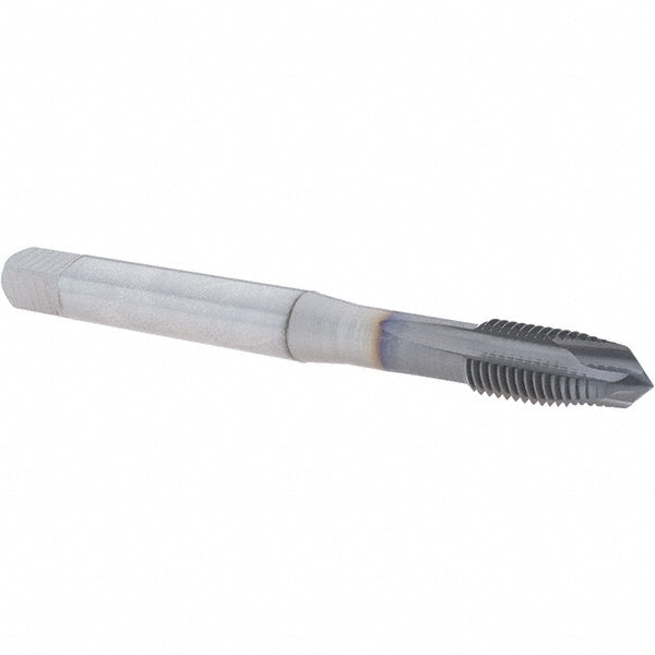 OSG 1651001008 Spiral Point Tap M8x1.25 Metric Coarse, 3 Flutes, Plug, 6H Class of Fit, Powdered Metal, TiCN Coated