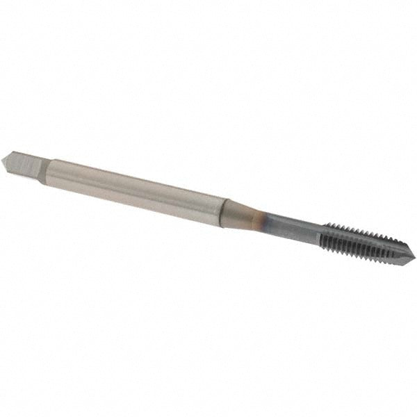 OSG 1651501308 Spiral Point Tap #10-32 UNF, 3 Flutes, Plug, 3B Class of Fit, Powdered Metal, TiCN Coated