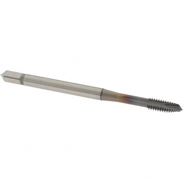 OSG 1651500908 Spiral Point Tap #8-32 UNC, 3 Flutes, Plug, 3B Class of Fit, Powdered Metal, TiCN Coated