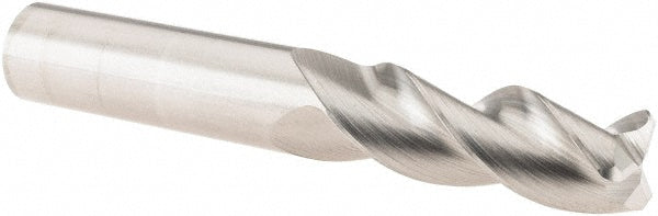 Kyocera SGS Precision Tools 32761 Corner Radius End Mill 3/8" Dia, 1" LOC, 0.06" Radius, 3 Flutes, Solid Carbide