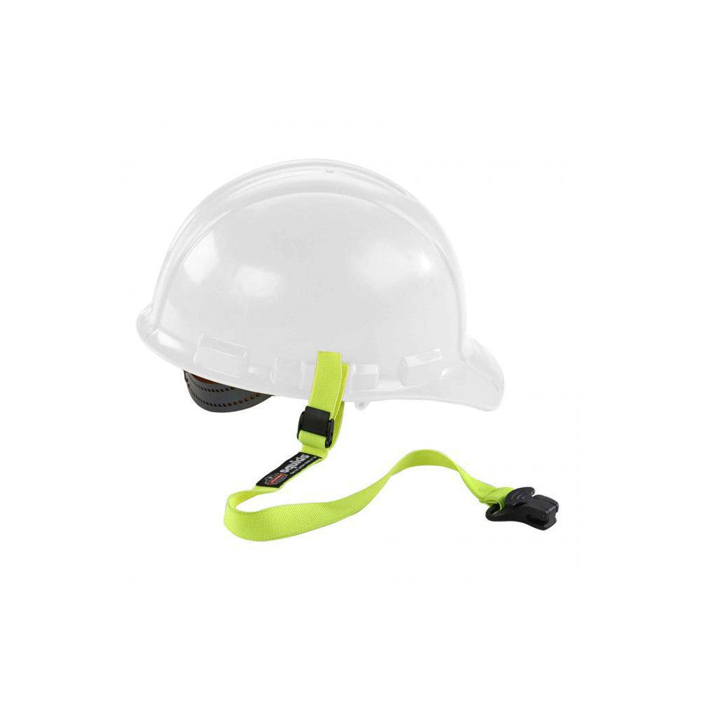 Ergodyne 19155 Hard Hat Chin Strap Elastic, Lime, Use with Hard Hat