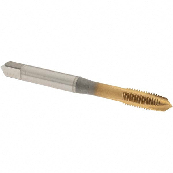 OSG 1101502505 Spiral Point Tap 1/4-28 UNF, 3 Flutes, Plug Chamfer, HSS, TiN Coated