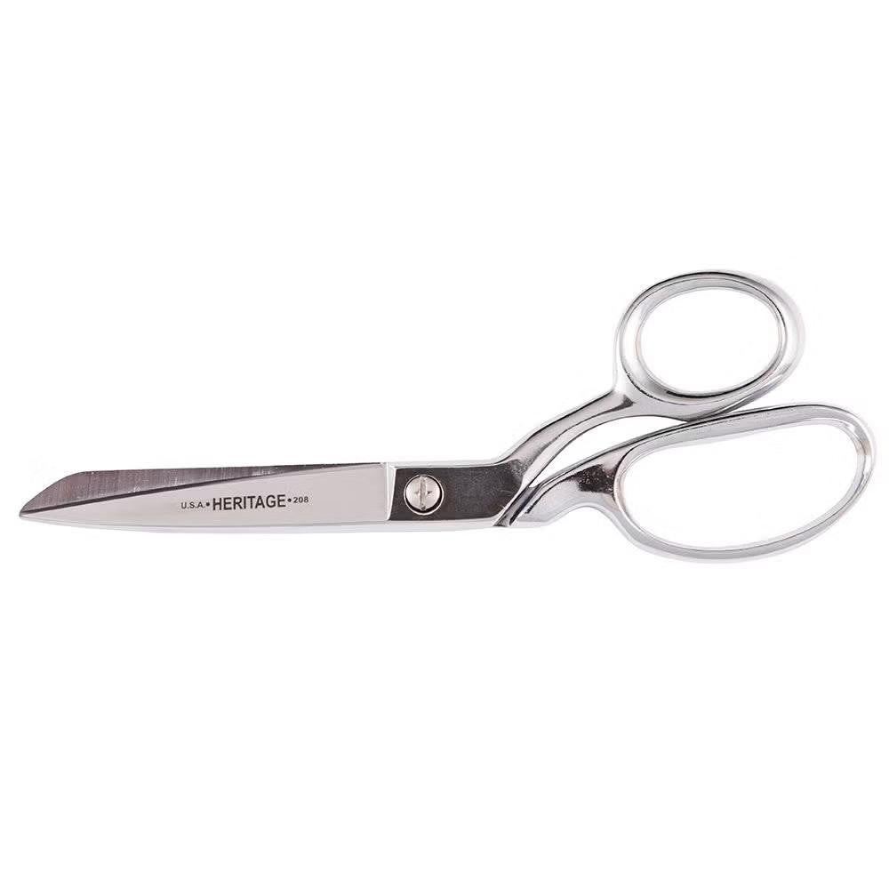 Heritage Cutlery 208 Shears 8-1/2" OAL, 3-1/2" LOC, Chrome-Plated Blades