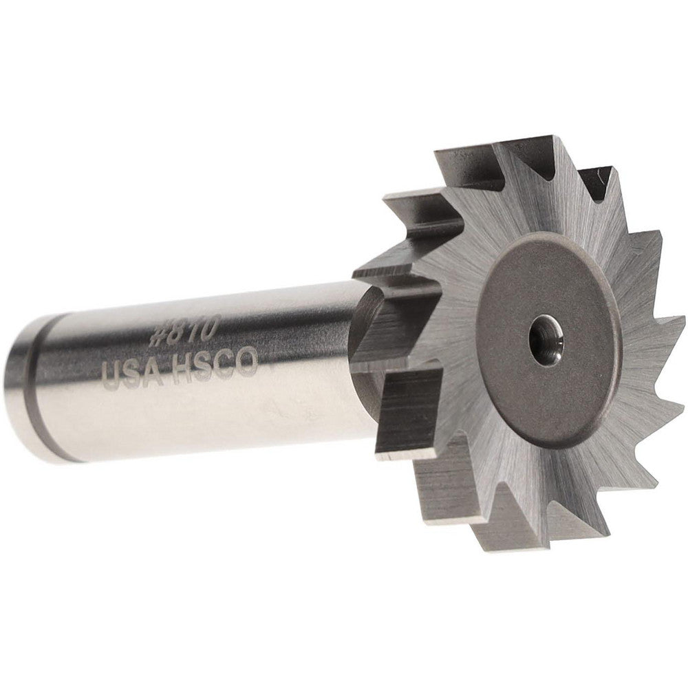 MOON CUTTERS CO. CKY975 Woodruff Keyseat Cutter 1.25" Cut Dia, 0.25" Cut Width, 1/2" Shank Dia, Straight Tooth