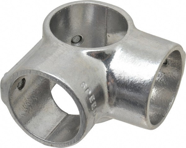Hollaender 11E-8 1-1/2" Pipe, Side Outlet Tee-E, Aluminum Alloy Tee Pipe Rail Fitting