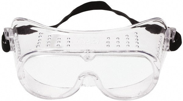3M 7010340634 Safety Goggles Impact, Uncoated, Clear Polycarbonate Lenses