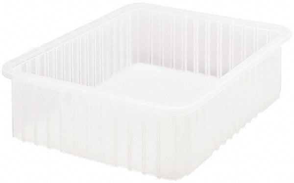 Quantum Storage DG93060CL Polypropylene Dividable Storage Tote