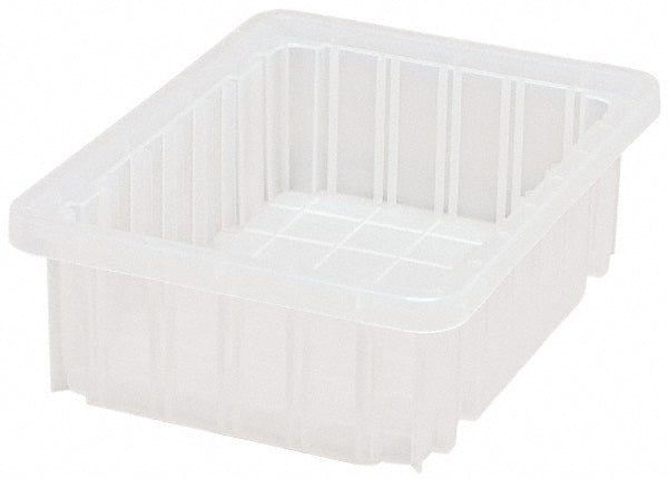 Quantum Storage DG91035CL Polypropylene Dividable Storage Tote