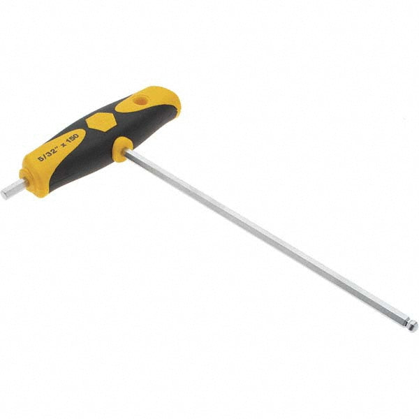 Wiha 54001 Hex Key 5/32", Ball End, T-Handle, Short Arm