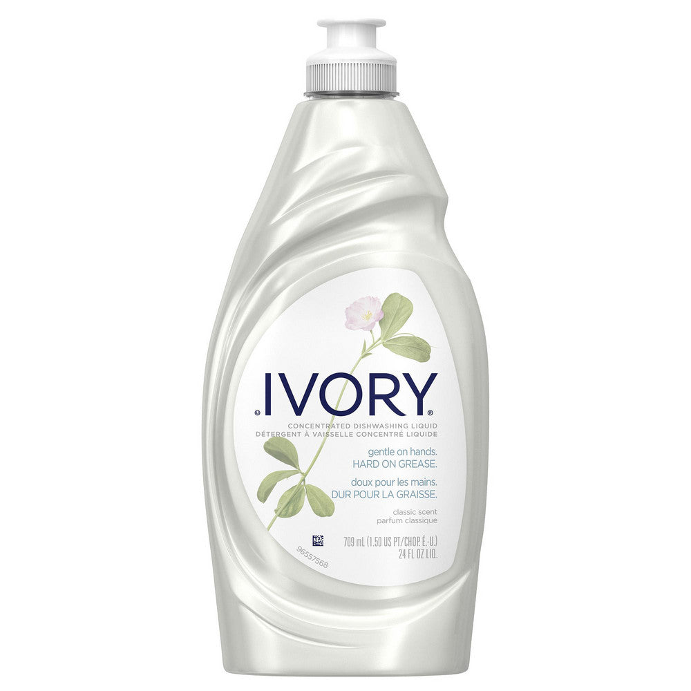 Ivory PGC25574 Ivory Classic Dish Soap, Dishwashing Liquid, Original, 709 mL, 10/Case