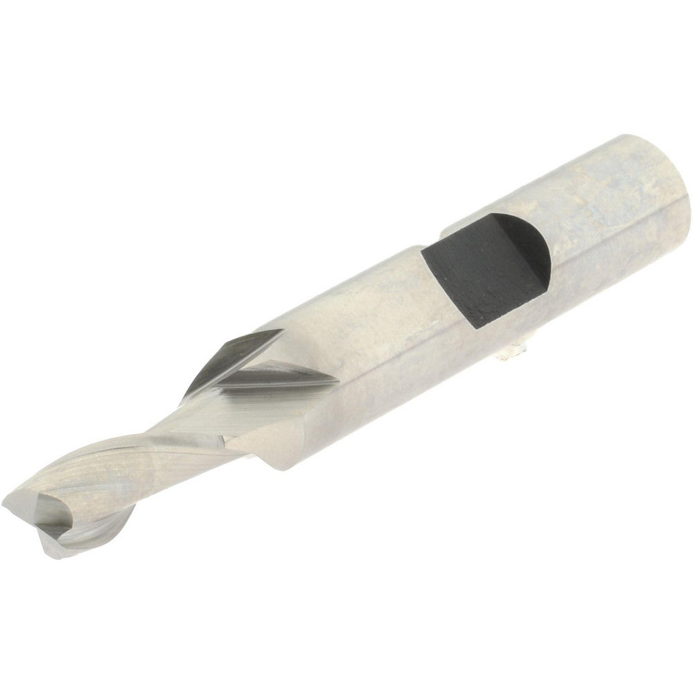 Hertel E2030016 Square End Mill 1/4'' Dia, 1/2'' LOC, 3/8'' Shank Dia, 2-5/16'' OAL, 2 Flutes, Cobalt