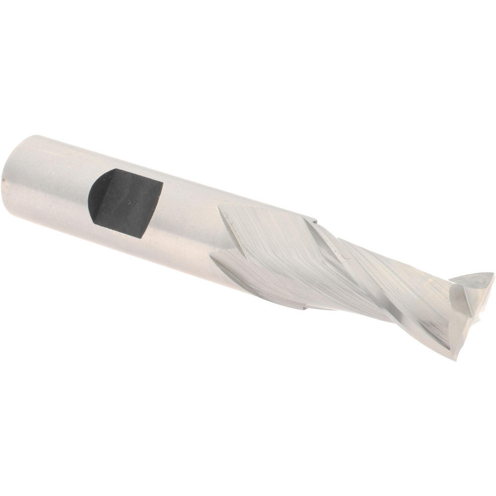 Hertel E2030032 Square End Mill 1/2'' Dia, 1'' LOC, 1/2'' Shank Dia, 3'' OAL, 2 Flutes, Cobalt