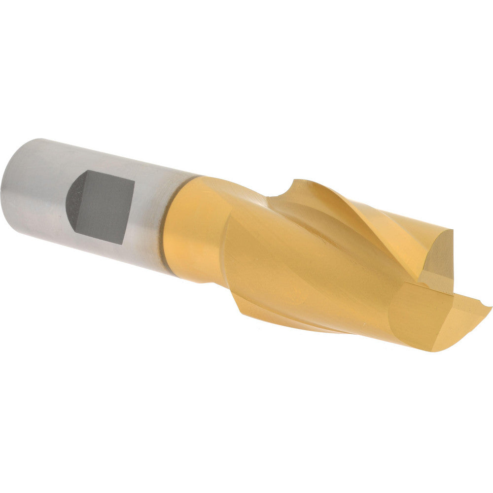 Hertel E4030909 Square End Mill 1'' Dia, 1-1/2'' LOC, 3/4'' Shank Dia, 3-3/4'' OAL, 2 Flutes, Cobalt