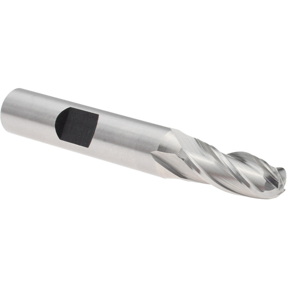 Hertel E202002002 Ball End Mill 5/16" Dia, 3/4" LOC, 4 Flute, High Speed Steel