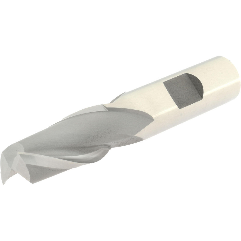 Hertel E1030040 Square End Mill 5/8'' Dia, 1-5/16'' LOC, 5/8'' Shank Dia, 3-7/16'' OAL, 2 Flutes, High Speed Steel