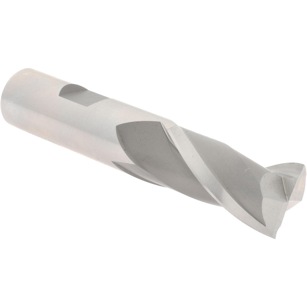 Hertel E1030044 Square End Mill 11/16'' Dia, 1-5/16'' LOC, 5/8'' Shank Dia, 3-7/16'' OAL, 2 Flutes, High Speed Steel