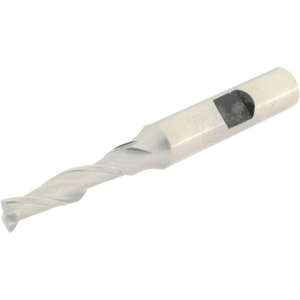 Hertel E103301602 Square End Mill 1/4" Dia, 1" LOC, 2 Flutes, High Speed Steel
