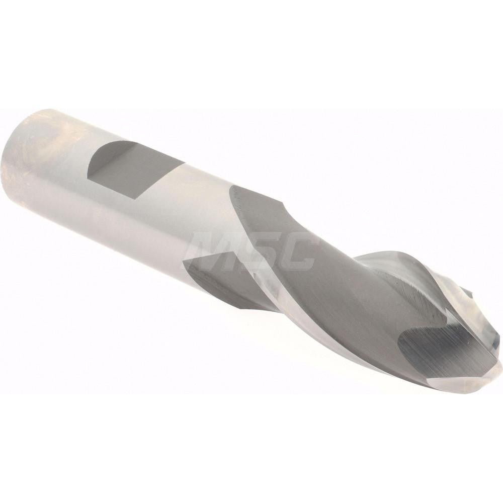 Hertel E211004003 Ball End Mill 0.625" Dia, 1.375" LOC, 2 Flute, High Speed Steel