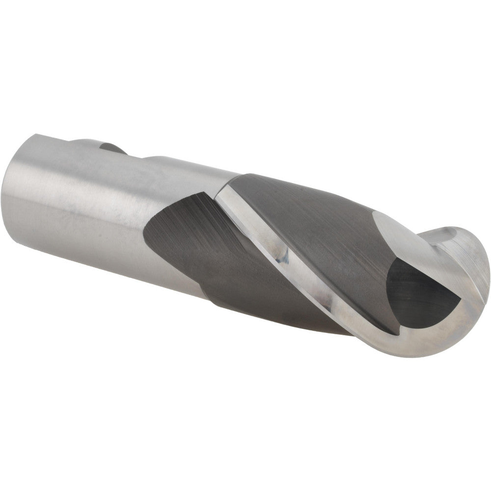 Hertel E211013201 Ball End Mill 1-1/2" Dia, 2-1/2" LOC, 2 Flute, High Speed Steel